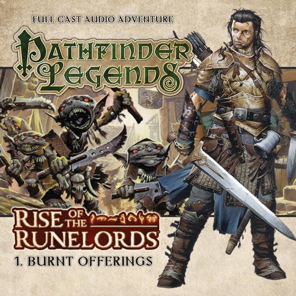 Titelbild von Pathfinder Legends - Rise of the Runelords 1.1 Burnt Offerings