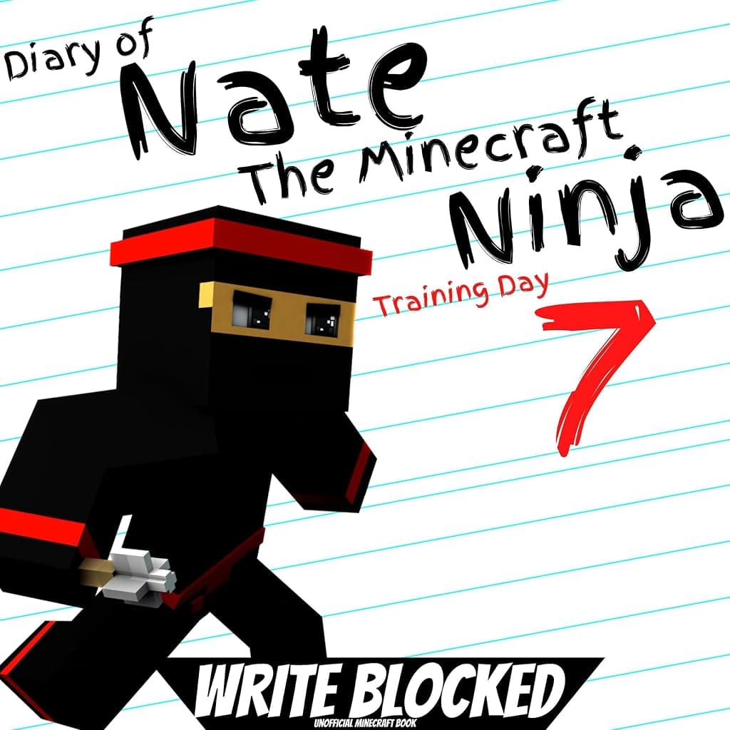 Titelbild von Diary of Nate The Minecraft Ninja 7: Training Day
