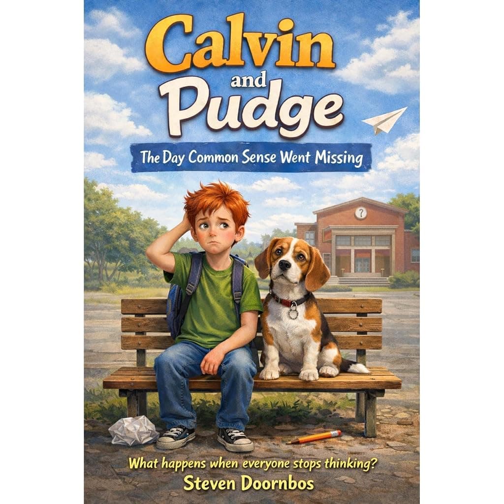 Titelbild von Calvin and Pudge, The Day Common Sense. Went Missing. A funny book about thinking for yourself