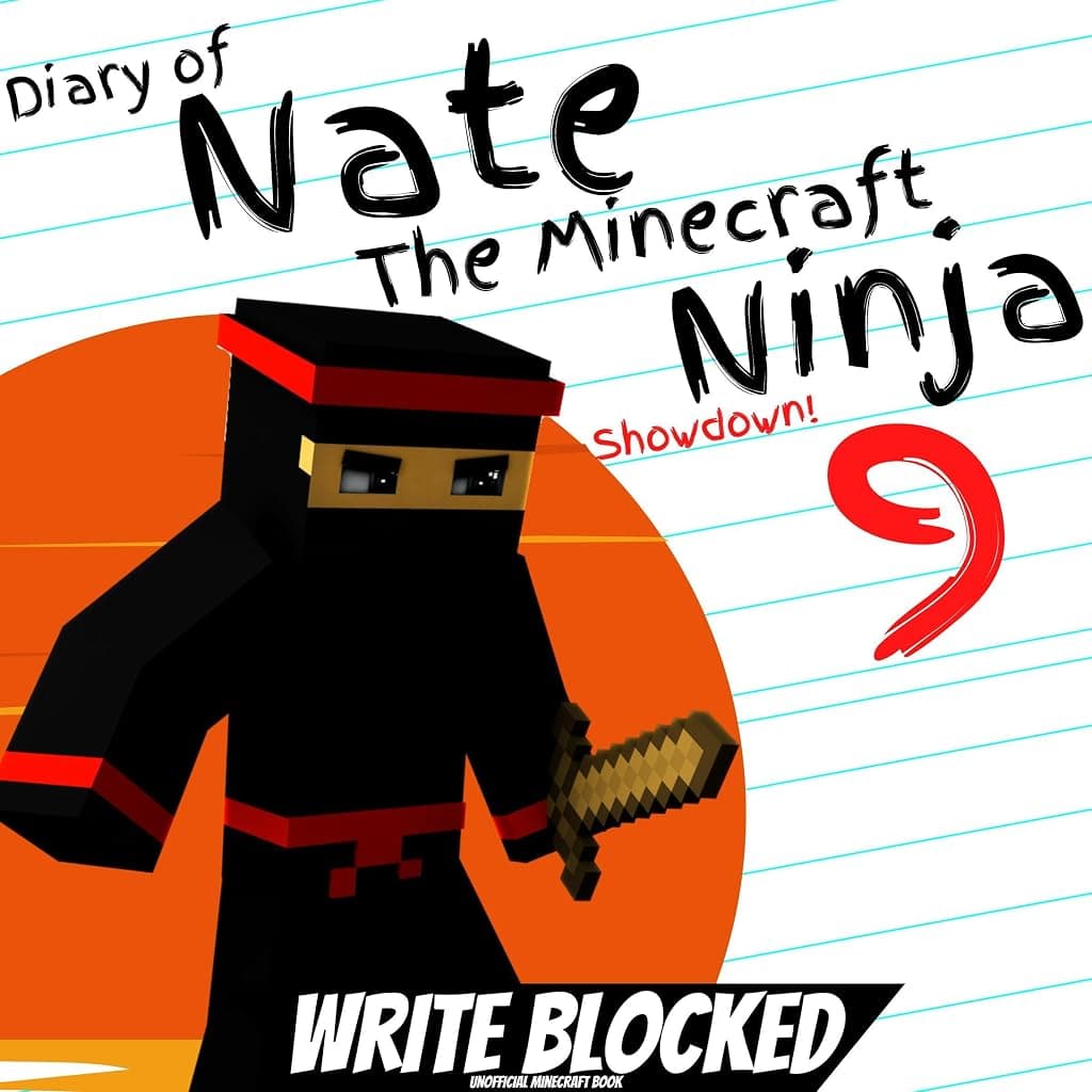 Titelbild von Diary of Nate the Minecraft Ninja 9: Showdown