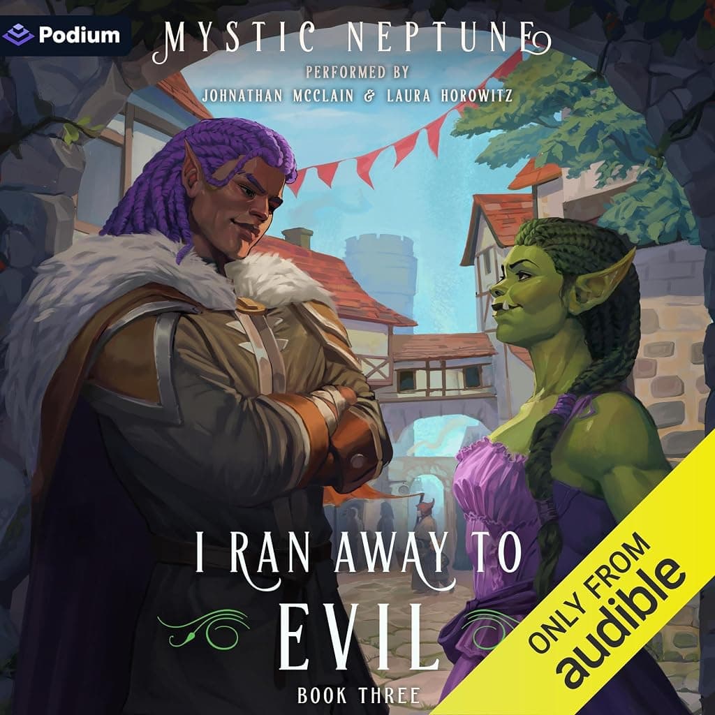 Titelbild von I Ran Away to Evil 3: A Cozy LitRPG Rom-Com