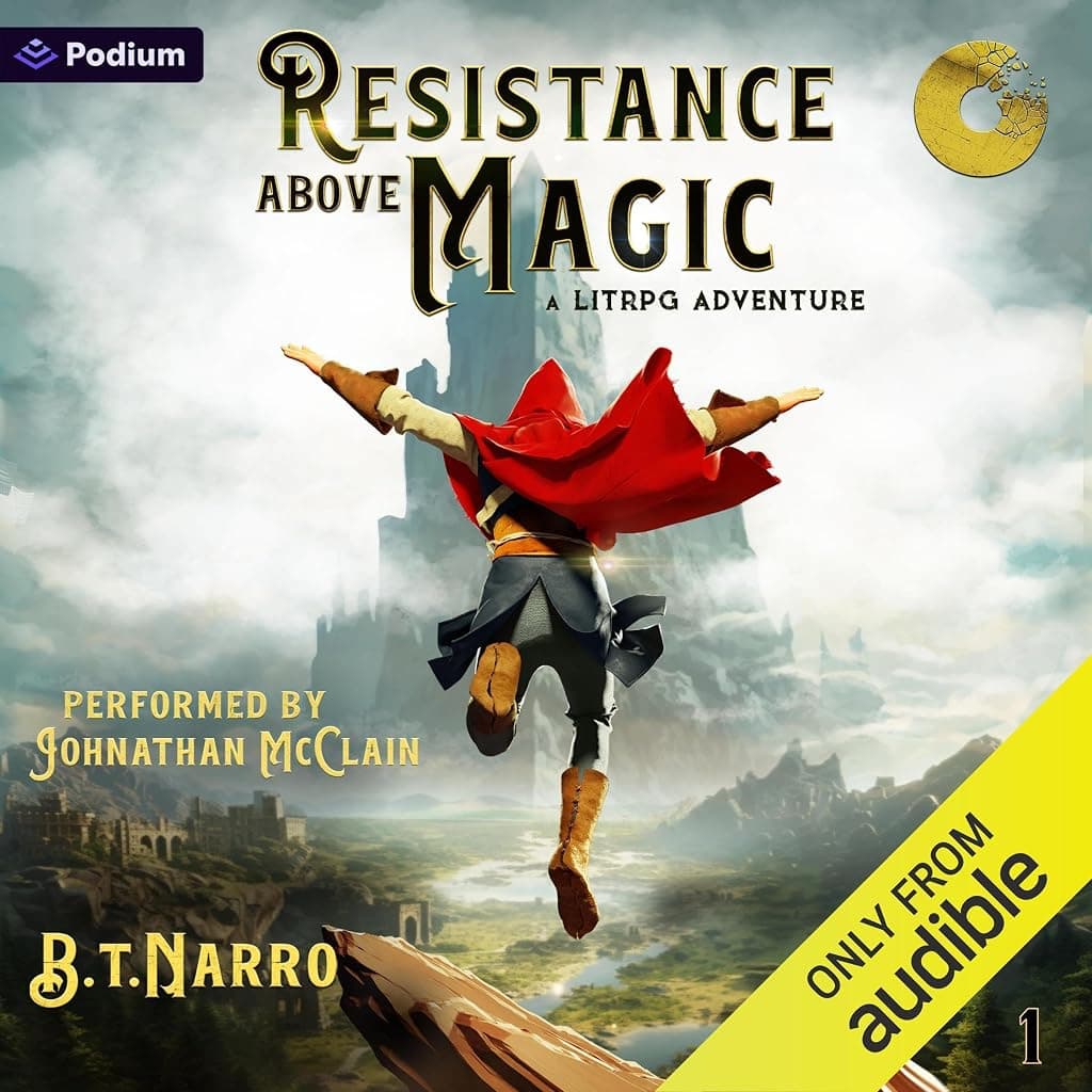 Titelbild von Resistance Above Magic: A LitRPG Adventure