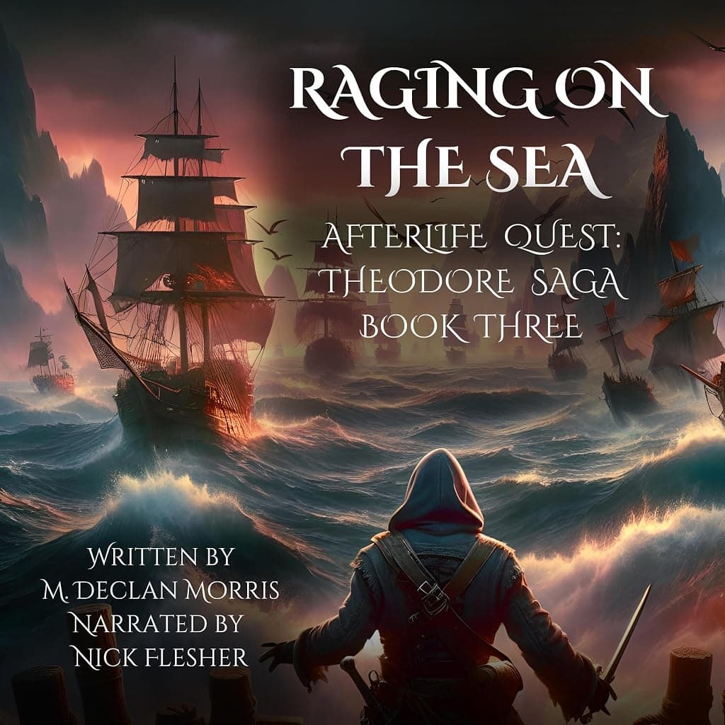 Titelbild von Raging on the Sea: Afterlife Quest: Theodore Saga - Book 3