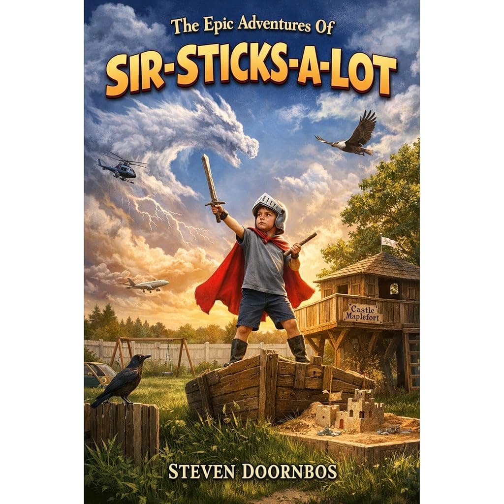 Titelbild von The Epic Adventures Of Sir-Sticks-A-Lot A Back Yard Dragon Adventure Fantasy Story For Ages 6-10