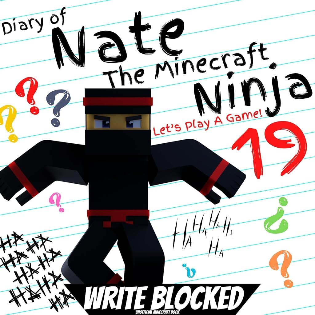 Titelbild von Diary of Nate the Minecraft Ninja 19: Let's Play a Game!