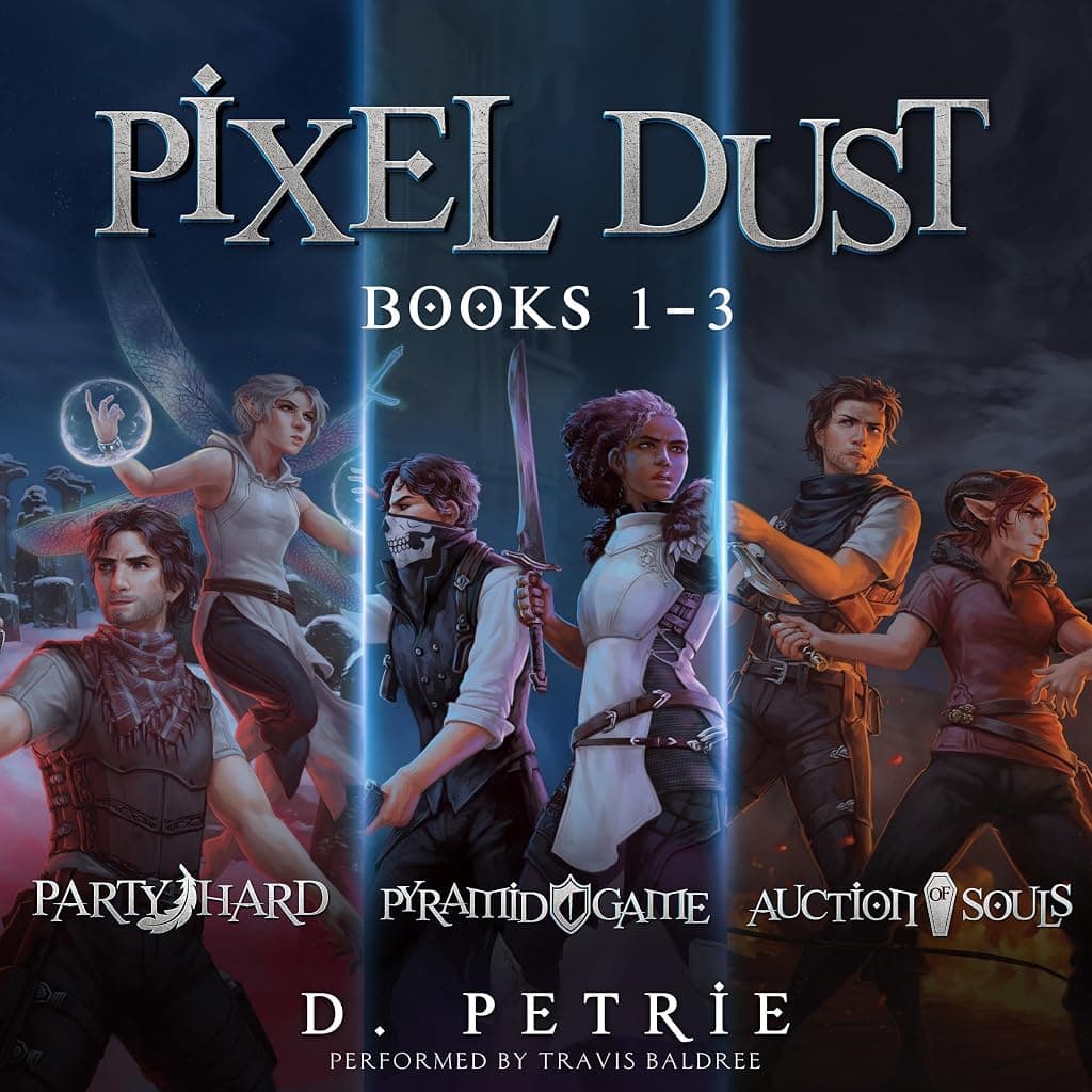 Titelbild von Pixel Dust Omnibus: Books 1-3 in a GameLit Fantasy Adventure