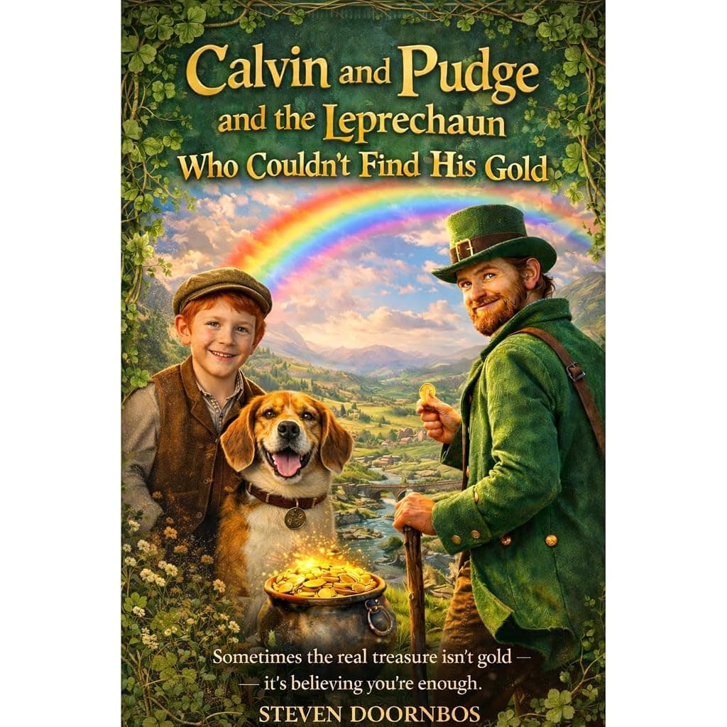 Titelbild von Calvin and Pudge and The Leprechaun Who Couldn't Find His Gold