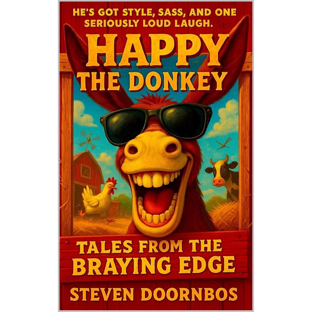 Titelbild von Happy The Donkey: He's got style, sass and one seriously loud laugh. A read to me book for ages 5-12