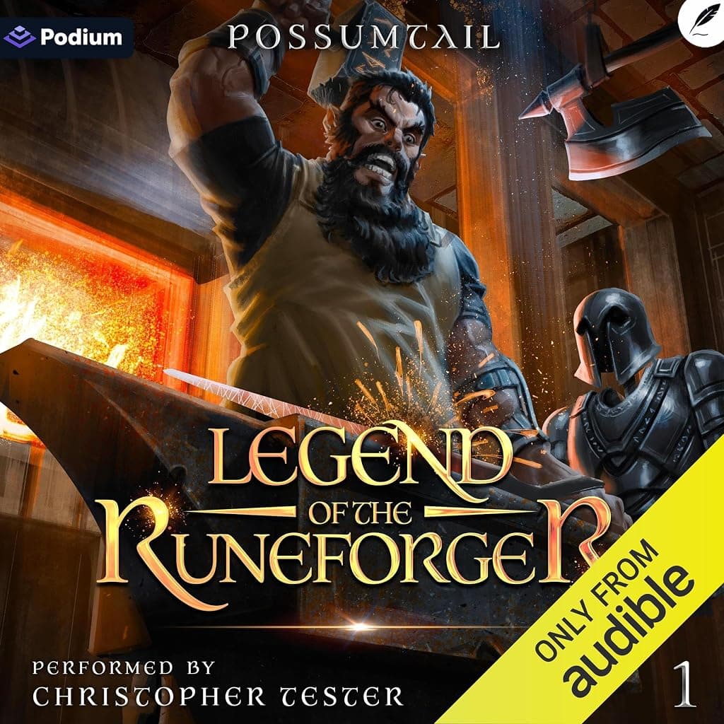 Titelbild von Legend of the Runeforger 1: A Progression Fantasy Epic