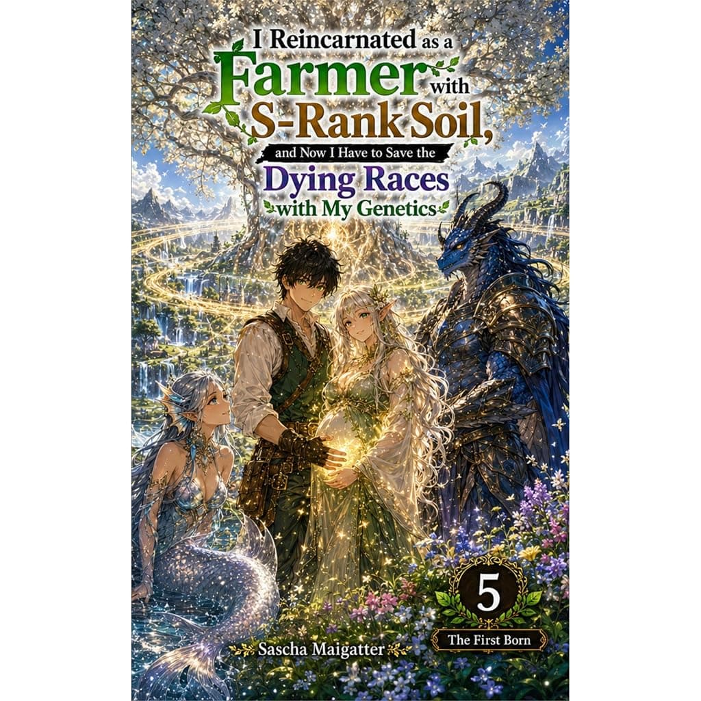 Titelbild von I Reincarnated as a Farmer with S-Rank Soil, and Now I Have to Save the Dying Races with My Genetics Volume 5: The First Born