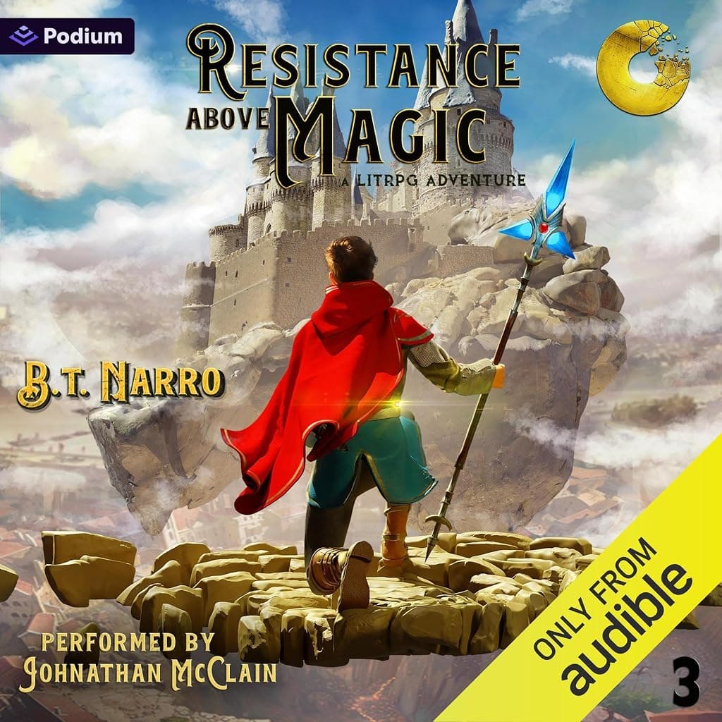 Titelbild von Resistance Above Magic 3: A LitRPG Adventure