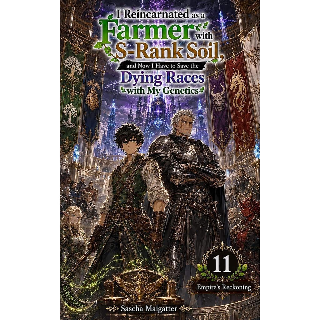 Titelbild von I Reincarnated as a Farmer with S-Rank Soil, and Now I Have to Save the Dying Races with My Genetics Volume 11: Empire's Reckoning