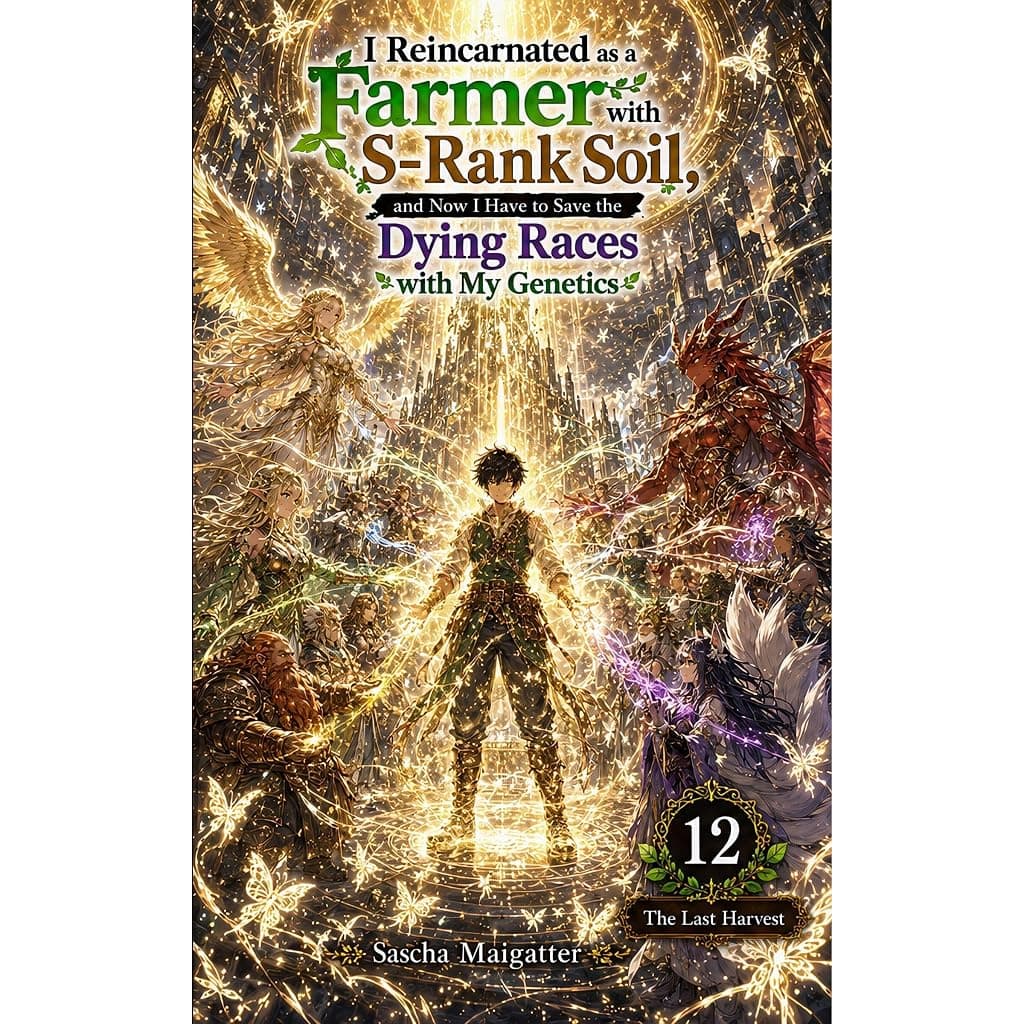 Titelbild von I Reincarnated as a Farmer with S-Rank Soil, and Now I Have to Save the Dying Races with My Genetics Volume 12: The Last Harvest