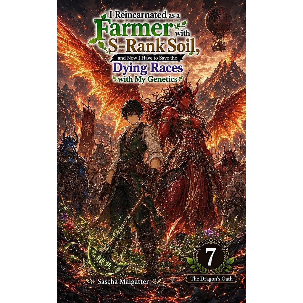Titelbild von I Reincarnated as a Farmer with S-Rank Soil, and Now I Have to Save the Dying Races with My Genetics Volume 7: The Dragon's Oath