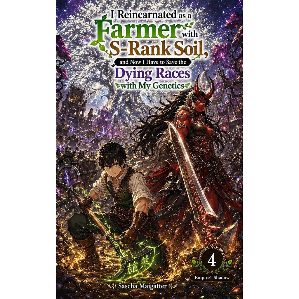 Titelbild von I Reincarnated as a Farmer with S-Rank Soil, and Now I Have to Save the Dying Races with My Genetics: Volume 4: Empire's Shadow