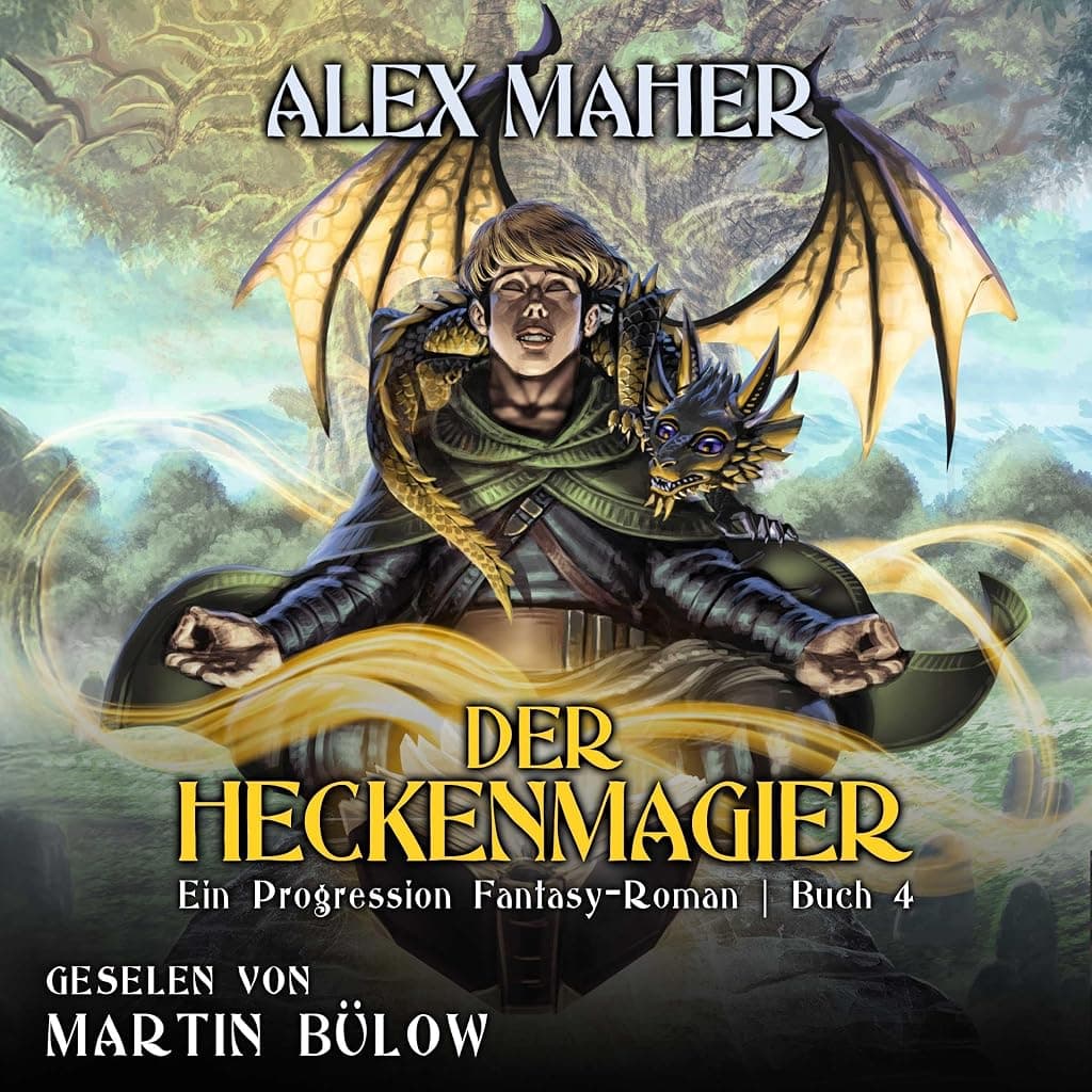 Titelbild von Der Heckenmagier 4: Ein Progression Fantasy LitRPG/GameLit-Abenteuer (German Edition)