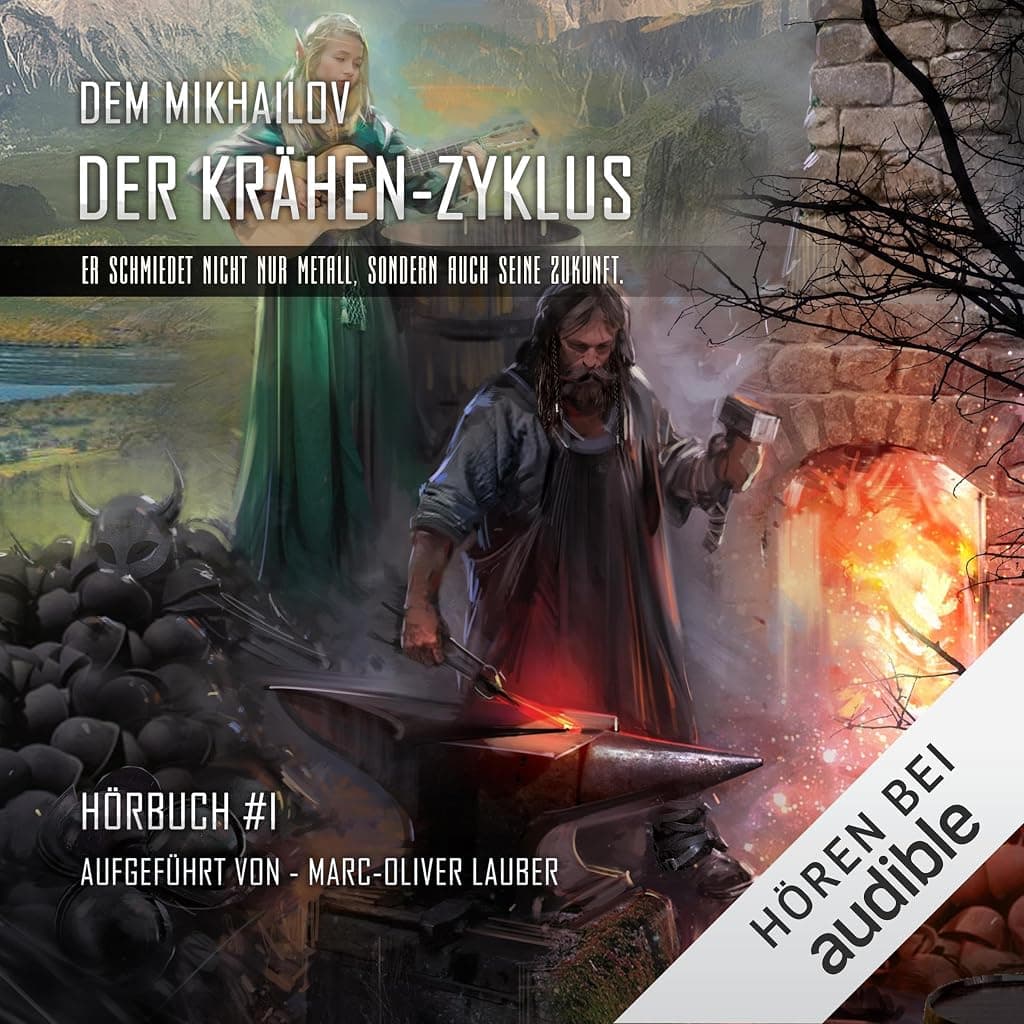 Titelbild von Der Krähen-Zyklus 1. LitRPG-Serie