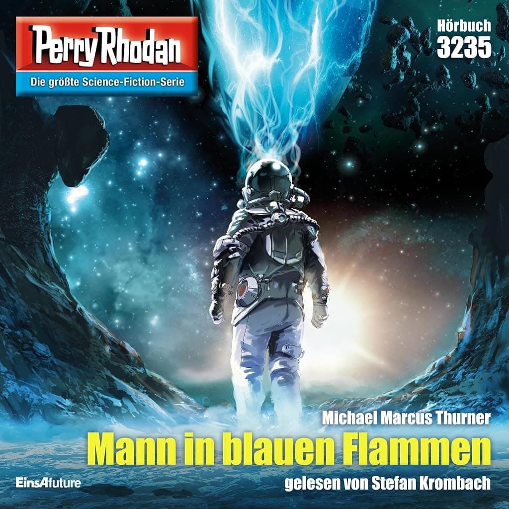 Titelbild von Mann in blauen Flammen