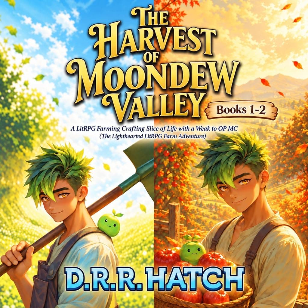 Titelbild von The Harvest of Moondew Valley Books 1-2: A LitRPG Farming Crafting Slice of Life with a Weak to OP MC (The Lighthearted LitRPG Farm Adventure)