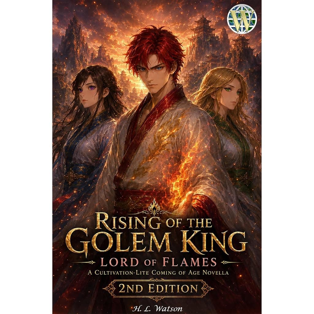 Titelbild von Rising of the Golem King, Lord of Flames, 2nd Edition