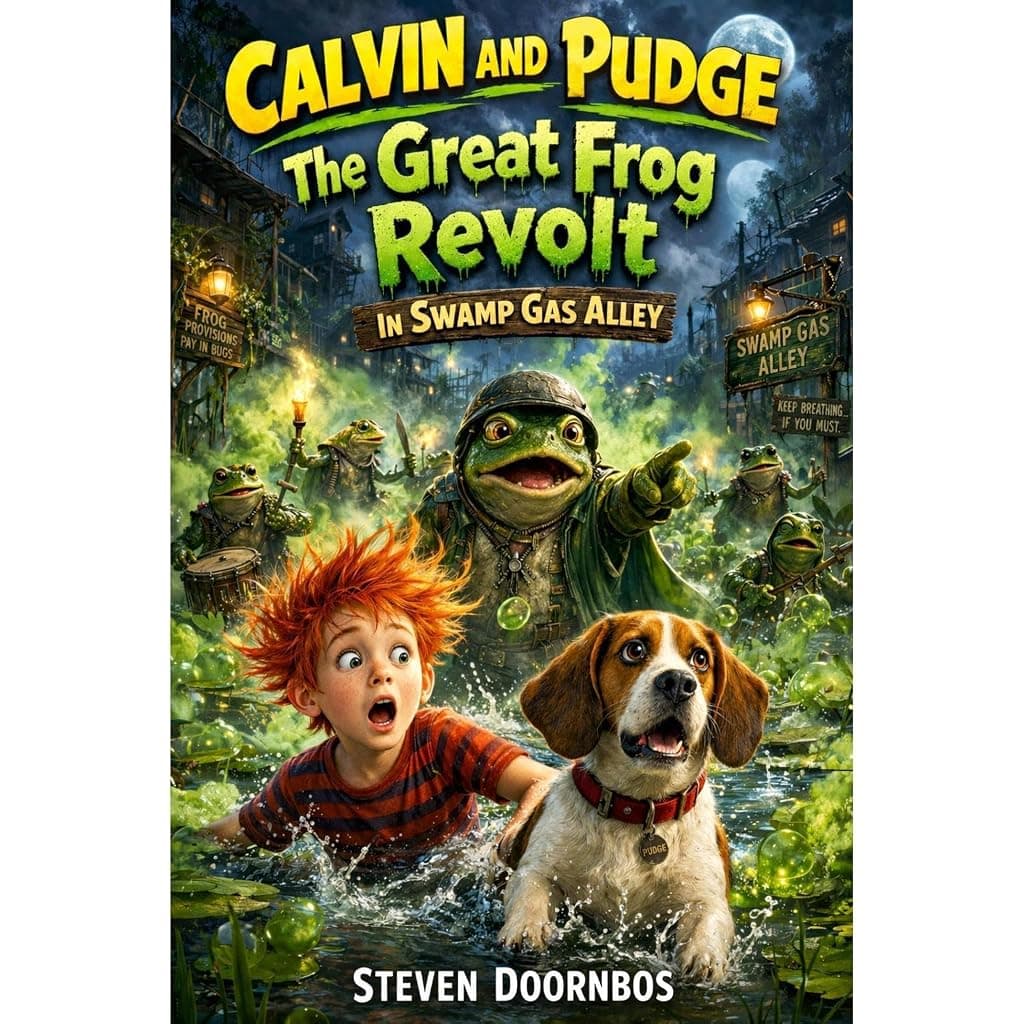 Titelbild von Calvin and Pudge. The Great Frog Revolt In Swamp Gas Alley