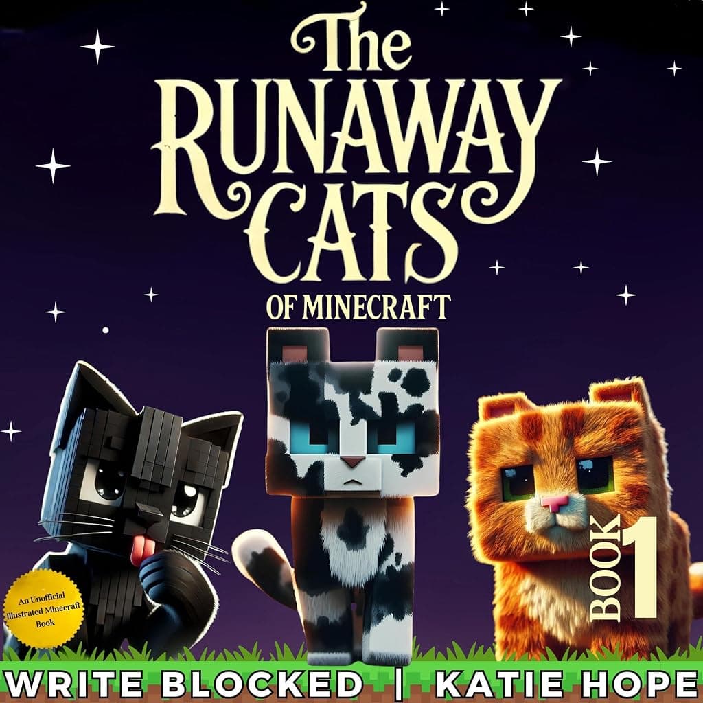 Titelbild von The Runaway Cats of Minecraft, Book 1
