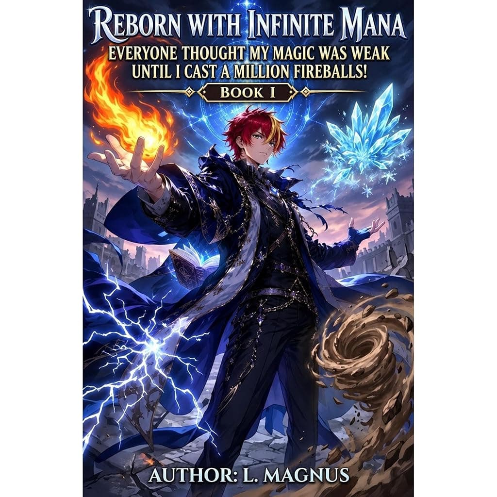 Titelbild von Reborn With Infinite Mana - Everyone Thought My Magic Was Weak, Until I Cast A Million Fireballs!