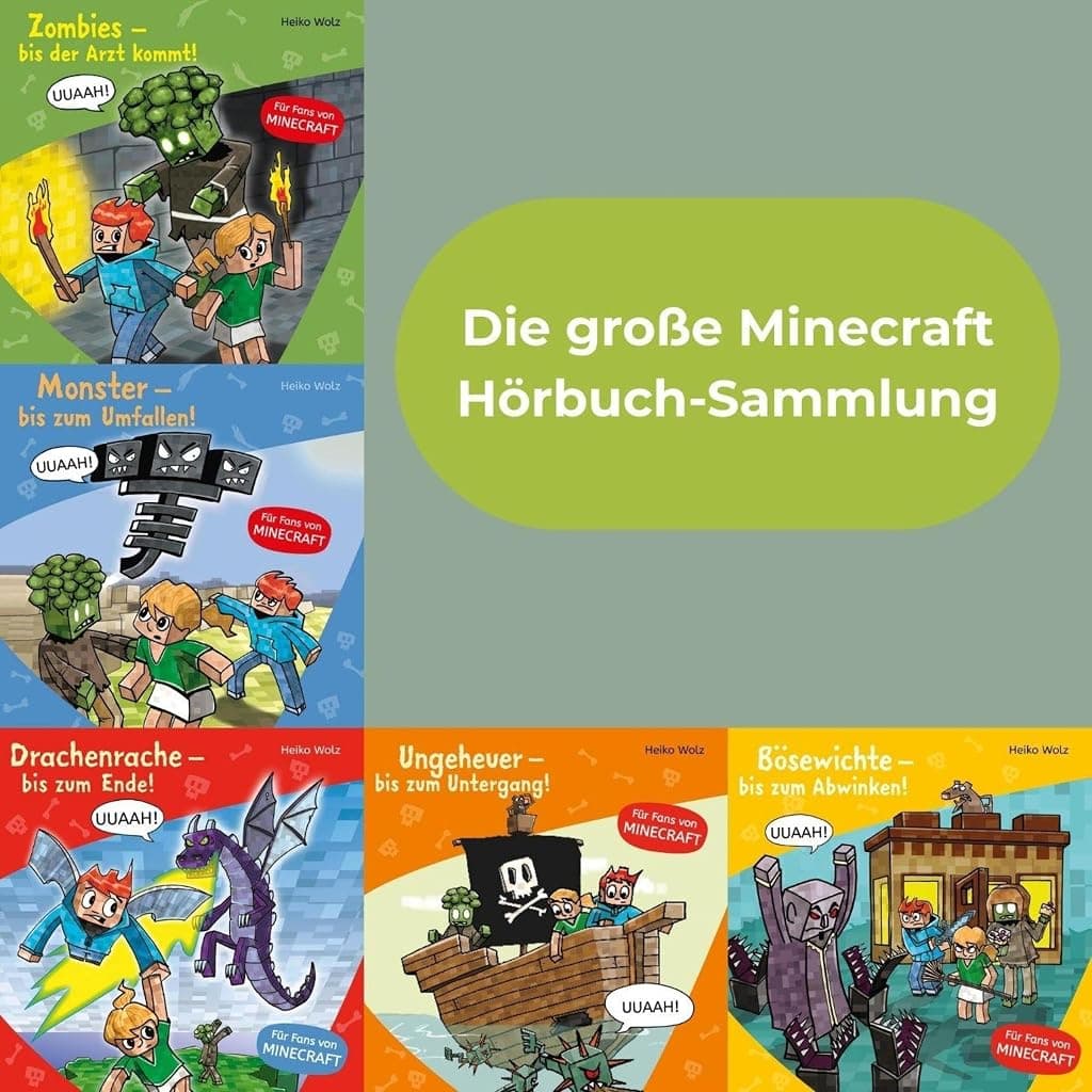 Titelbild von Minecraft : Die große Minecraft Hörbuch-Sammlung