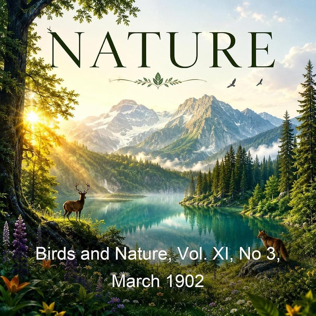 Titelbild von Birds and Nature, Vol. XI, No 3, March 1902