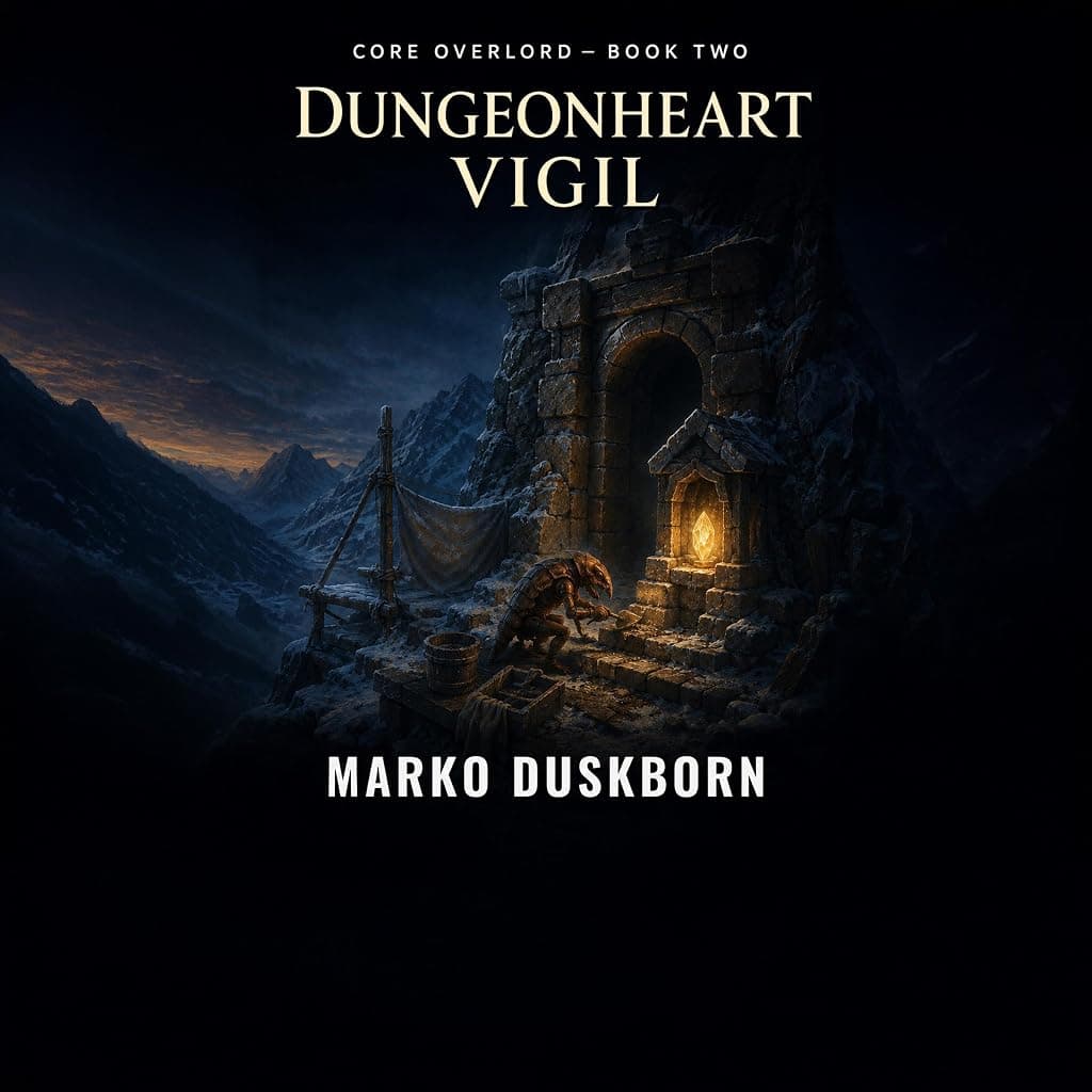 Titelbild von Dungeonheart Vigil: A Dungeon Core LitRPG Adventure