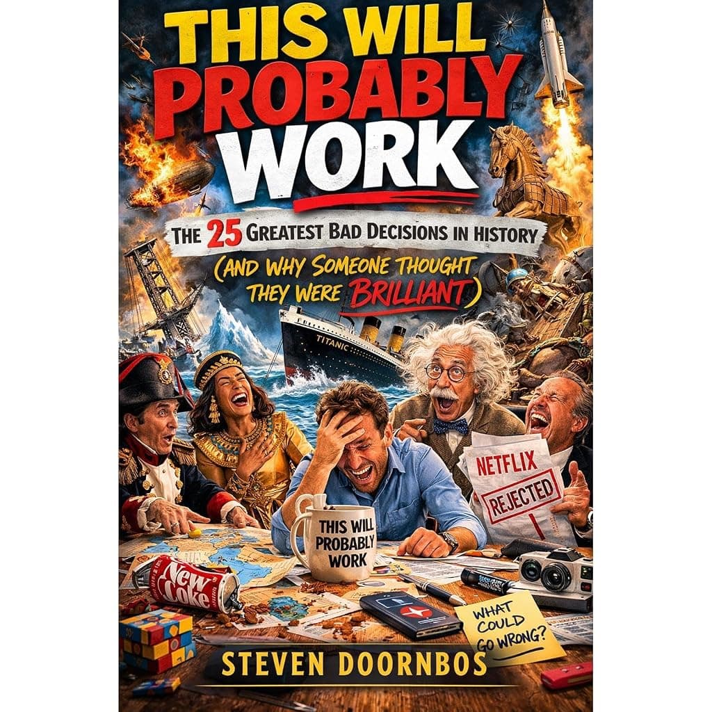 Titelbild von This Will Probably Work. The 25 Greatest Bad Decisions In History