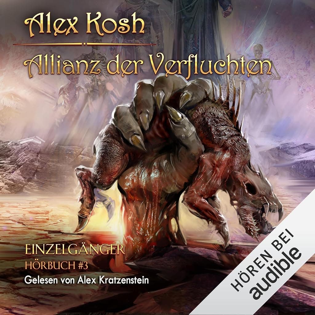 Titelbild von Allianz der Verfluchten. LitRPG-Serie