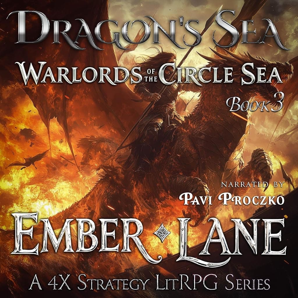Titelbild von Dragon's Sea: A 4X Strategy LitRPG Series