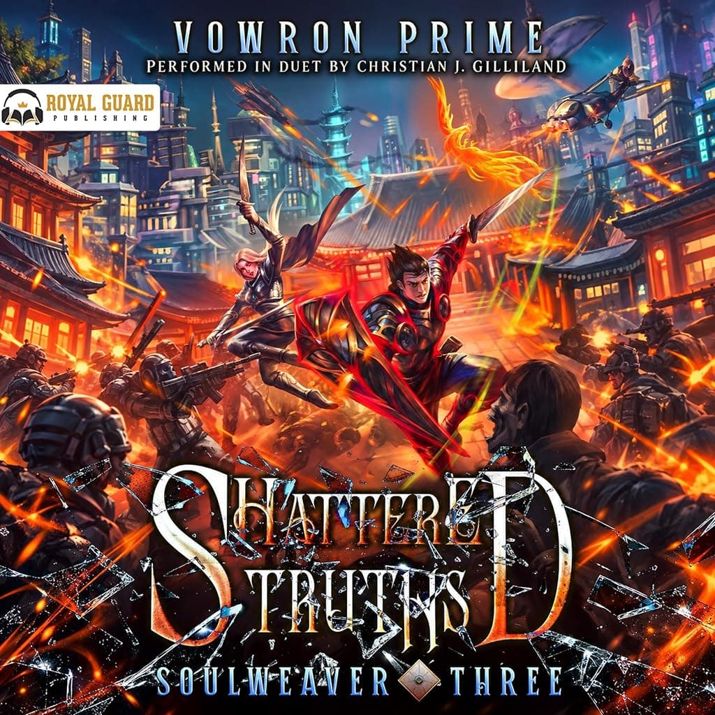Titelbild von Shattered Truths: A LitRPG Adventure (Soulweaver Book Three)