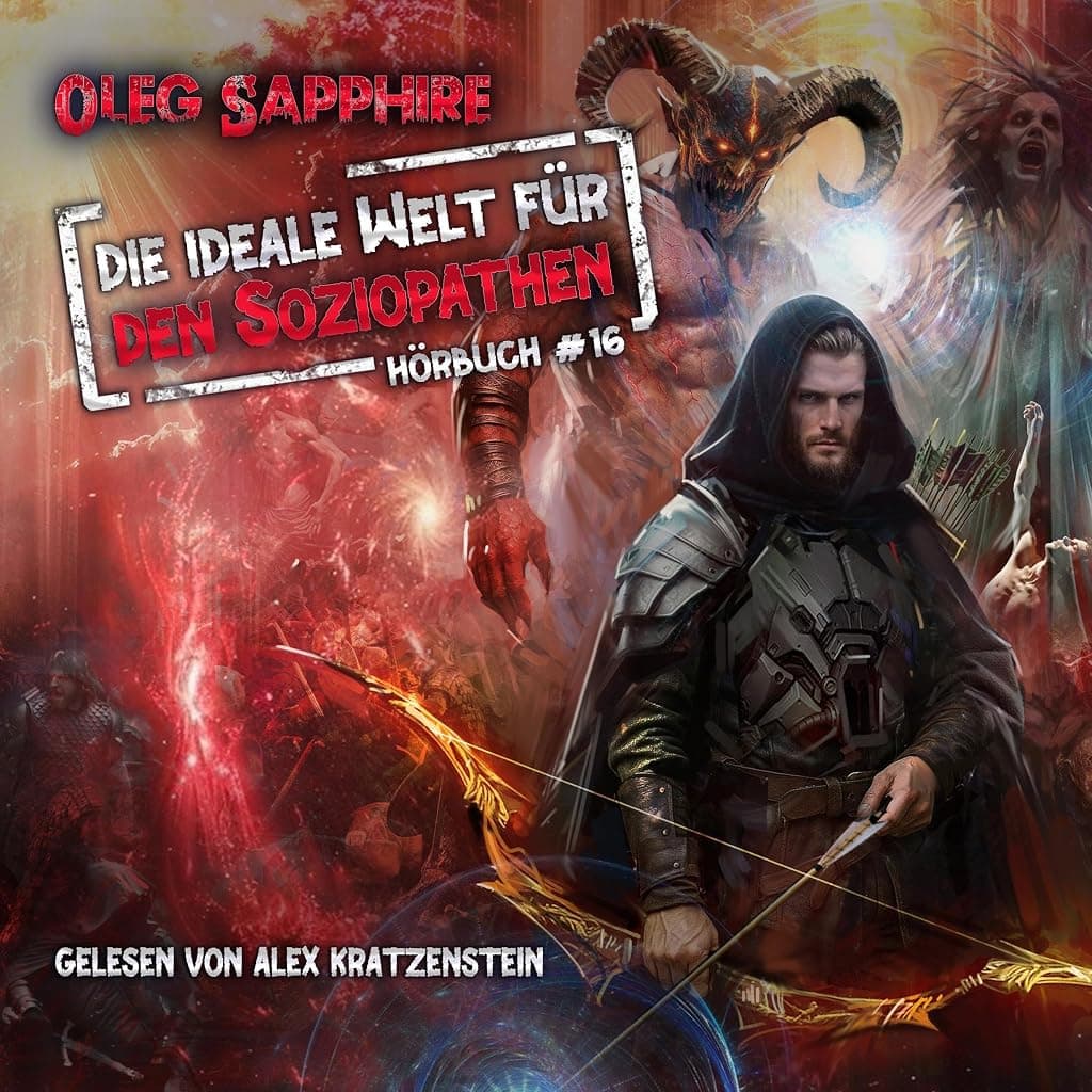 Titelbild von Die ideale Welt für den Soziopathen (Buch 16): Ein apokalyptisches LitRPG-Abenteuer (German Edition)