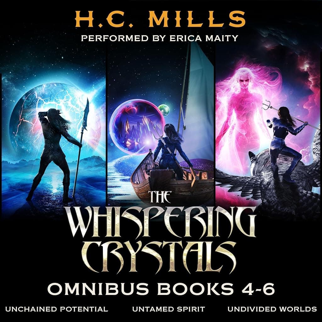 Titelbild von The Whispering Crystals Omnibus: Books 4-6 of a LitRPG Adventure
